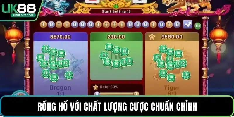Rồng Hổ với chất lượng cược chuẩn chỉnh